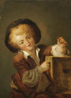 格勒兹作品: 好奇的小男孩 LITTLE BOY WITH A CURIOSI