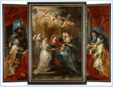 鲁本斯油画作品: 圣埃迪方索的三联画