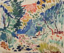 马蒂斯作品: 科利尤尔风景 - Landscape at Collioure