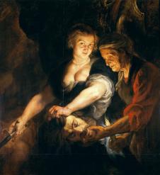 鲁本斯油画作品: Judith with the Head of Holofernes