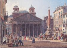 鲁道尔夫·冯·阿尔特 罗马万神殿和罗安达广场