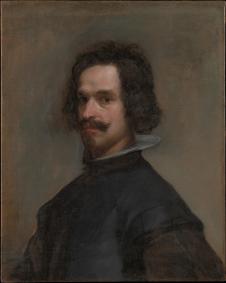 委拉斯开兹作品: 八字胡的男人肖像油画欣赏