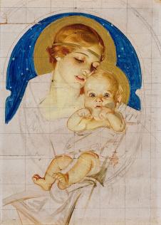 约瑟夫·克里斯蒂安作品: 母亲和婴儿