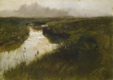 安德鲁怀斯作品: 草地上的河流