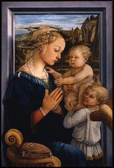 Filippino Lippi 菲利皮诺·利比作品:圣母与孩子们 - 