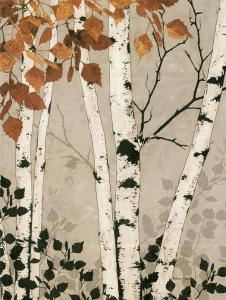 欧式经典高清装饰画素材: 白杨树装饰画 B