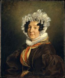 德拉克罗瓦作品: 一位夫人的肖像