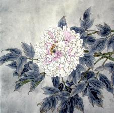 花卉富贵之牡丹工笔画欣赏