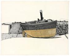 弗洛伊德表现主义绘画作品: 船  高清图片素材欣赏