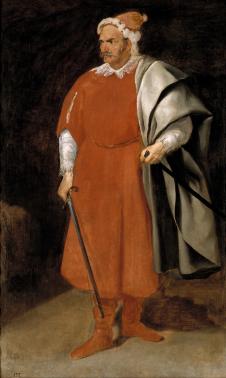 圣克里斯托·卡斯塔涅达·y·佩尼亚的画像 - The Buffoon, Redbeard, Cristobal de Castaneda y Pernia