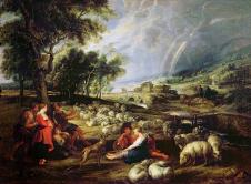鲁本斯油画作品  : 牧羊人油画欣赏