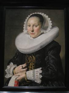 弗兰斯哈尔斯作品: 贵族夫人肖像油画