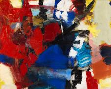 欧美抽象油画: JEAN MIOTTE-Composition 1964