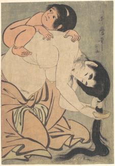 喜多川歌磨作品: 日本浮世绘高清图片