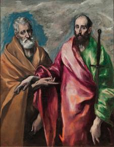 格列柯作品  使徒彼得和保罗 the apostles peter