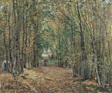 毕沙罗作品:秋天的树林