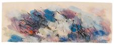 欧美抽象油画: JEAN RENE BAZAINE-Paysage 1960