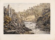 欧根·冯·格拉德 Eugene von Guerard Cataracts near Launceston (Tasmania)