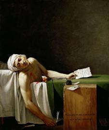 雅克路易大卫作品:  马拉之死油画高清大图