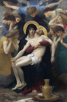 布格罗油画: 圣母怜子