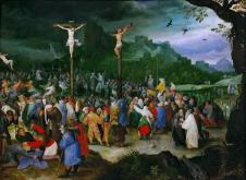 勃鲁盖尔作品: 耶稣被钉在十字架上