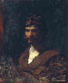 马里亚诺·福图尼作品: 男人肖像油画