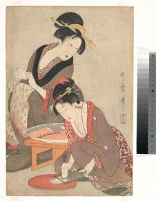 喜多川歌磨的美人心境:  浮世绘美人图
