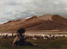 陈丹青 西藏组画 牧羊人