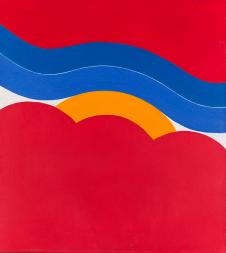 欧美抽象油画: GEORG KARL PFAHLER-Swing Tex-V 1967
