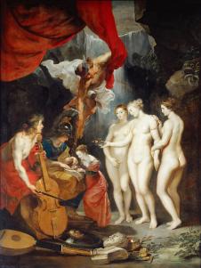 鲁本斯油画作品: 玛丽被介绍给亨利四世