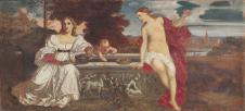 提香作品: 美狄亚和维纳斯，神圣与世俗之爱