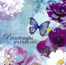 现代高清装饰画素材: 蝴蝶与花卉 B
