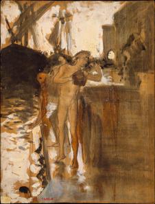 萨金特油画作品: 裸体油画欣赏