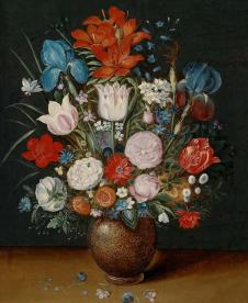 小勃鲁盖尔作品: 花瓶里的花束