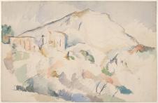 Paul Cézanne 保罗·塞尚作品(1839–1906)-Château Noir and Mont Sainte-Victoire,
