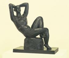 马蒂斯雕塑作品: 抱头的男人