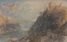 透纳作品: 山上的城堡油画素材欣赏
