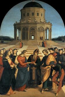 拉斐尔作品: 圣母的婚礼油画赏析