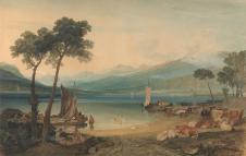 透纳作品: 日內瓦湖和勃朗峰油画欣赏