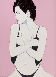 帕特里克安吉尔作品: 坐着的女人体 高清油画大图