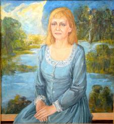 Portrait of actress Maria Zakharevich