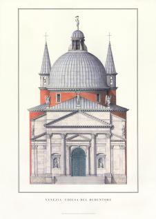 欧美建筑画高清素材:威尼斯救主堂
