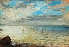 德拉克罗瓦作品: 海景油画