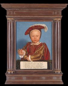 小汉斯·荷尔拜因作品: 孩童时的爱德华六世 Edward VI