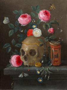 彼得·克莱兹作品:枯骨与玫瑰花