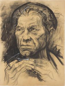 安东尼奥·贝尼素描作品:老人头像