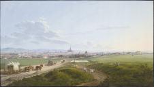 Jakob Alt作品: View of Vienna from the Spinner on 