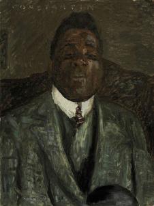 博纳尔油画:黑人男子肖像 CONSTANTIN