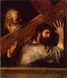 提香作品:耶稣背十字架 Christ Carrying the Cross
