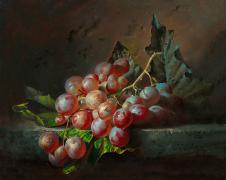 阿列克谢安东诺夫油画作品: 高清超写实葡萄油画大图下